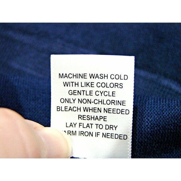 Lety & Me Womens Braided Cardigan Sweater Navy Blue Open Front 3/4 Sleeves Sz XS - Picture 9 of 11